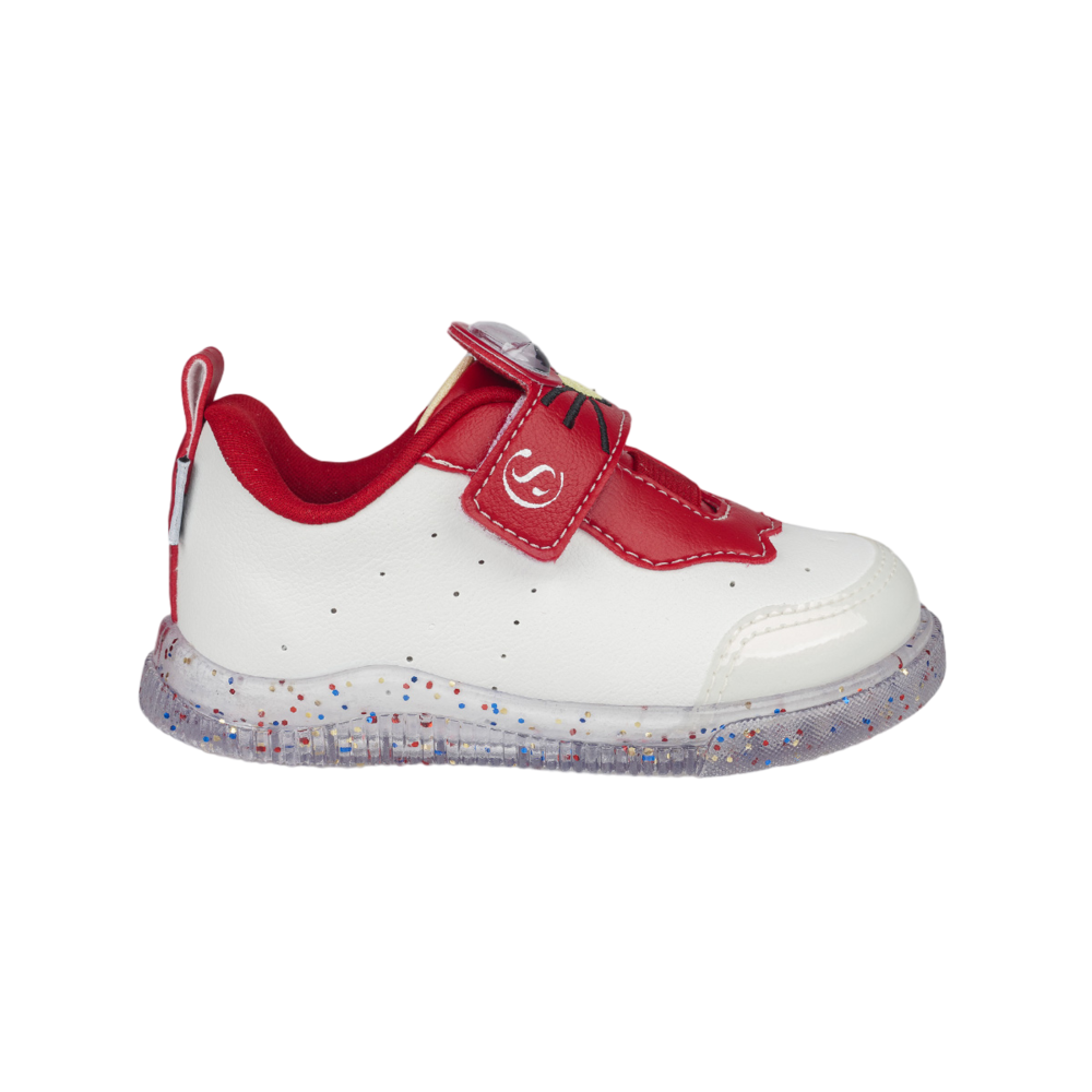 Tênis Infantil Pampili Chocomonstros Filó Branco, , large. image number 1