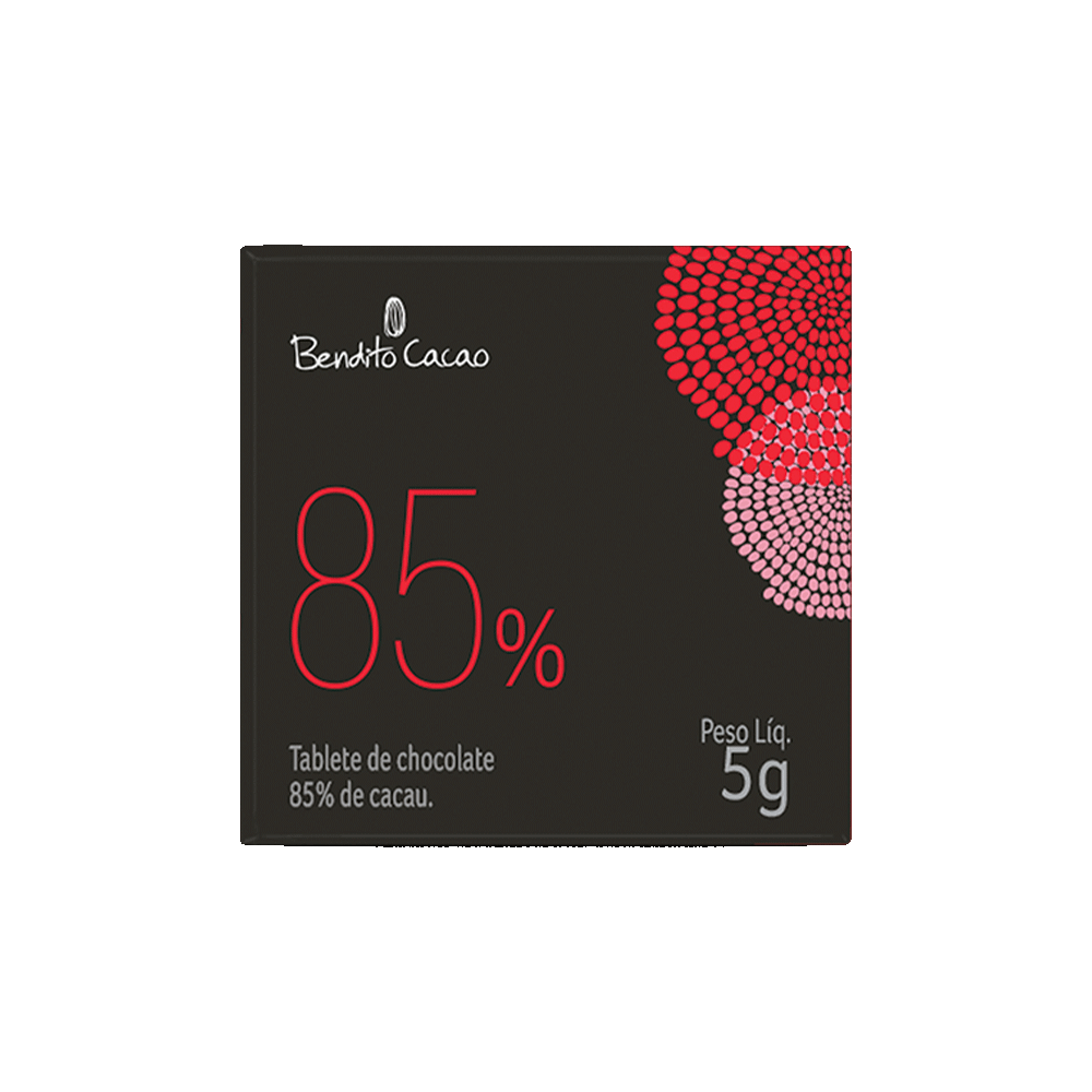 Tablete Bendito Cacao de Chocolate 85% Cacau 5g, , large. image number 0