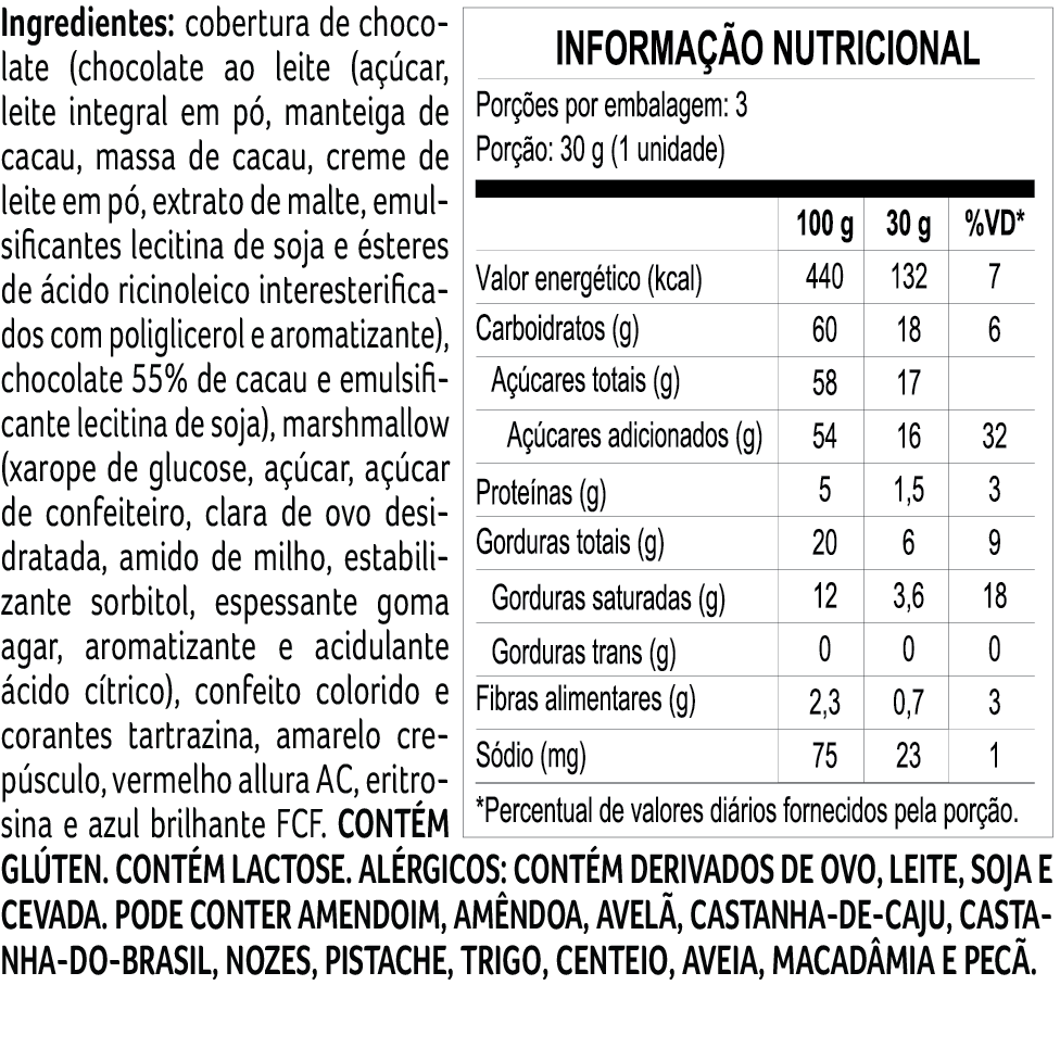 Marshmallow Montebello Cacau Magia 90g, , large. image number 1
