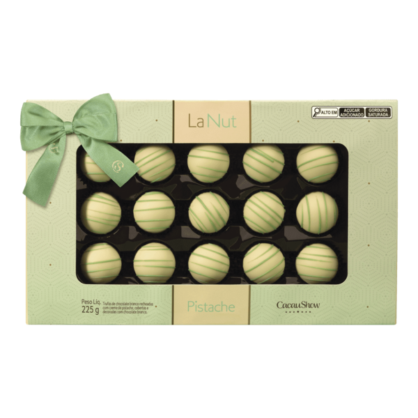 Caixa LaNut de Trufas Pistache 225g
