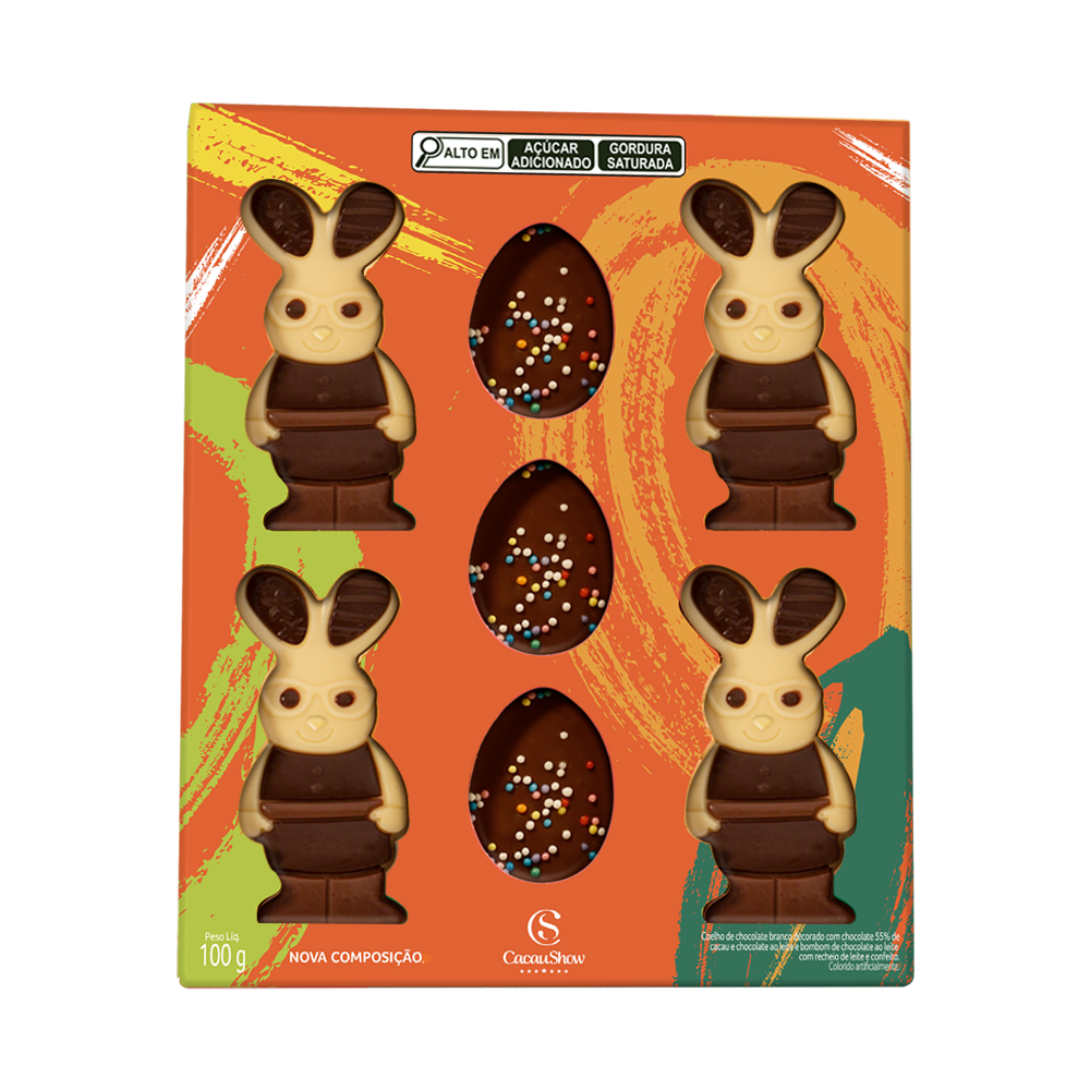 Caixa de Chocolates de Páscoa Cacau Magia 100g, , large. image number 0