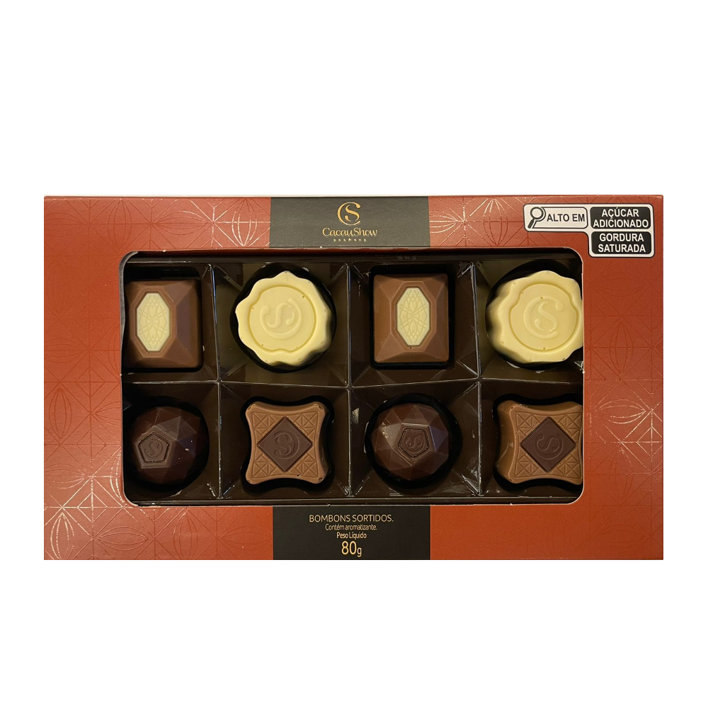 Caixa de Bombons Sortidos 80g, , large. image number 0