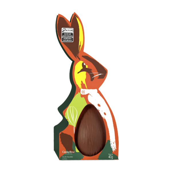 Ovo Coelho Cacau Magia ao Leite 40g