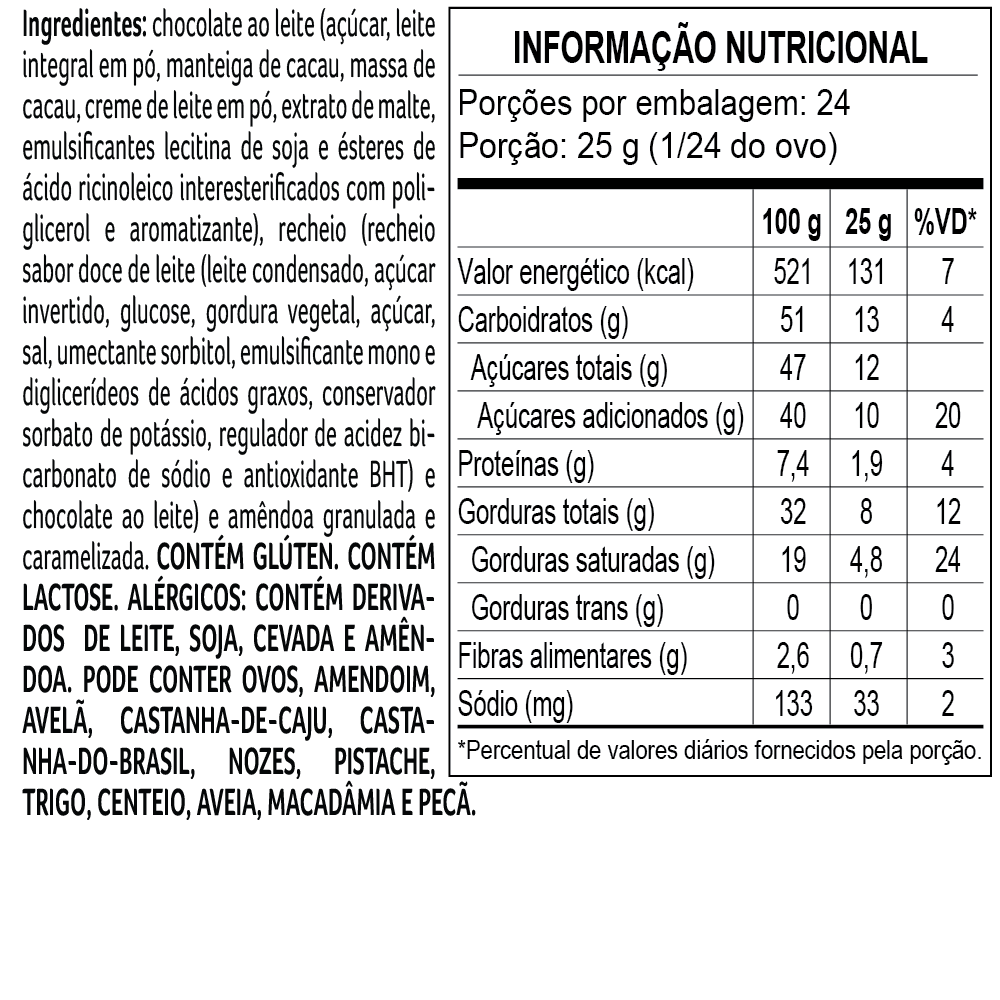 Ovo de Páscoa do Chef Nuts Recheado 600g, , large. image number 2