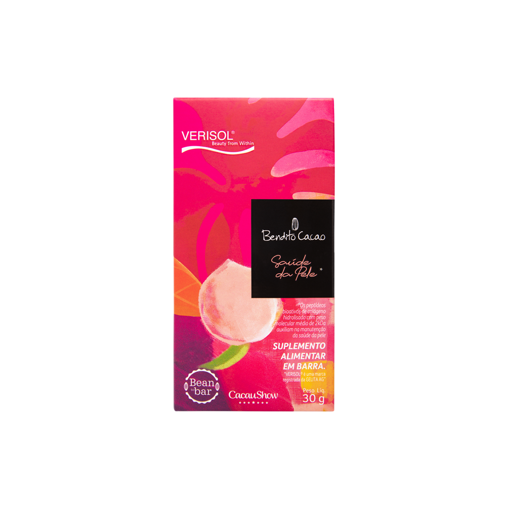 Tablete de Chocolate 70% Bendito Cacao Saúde da Pele 30g, , large. image number 0