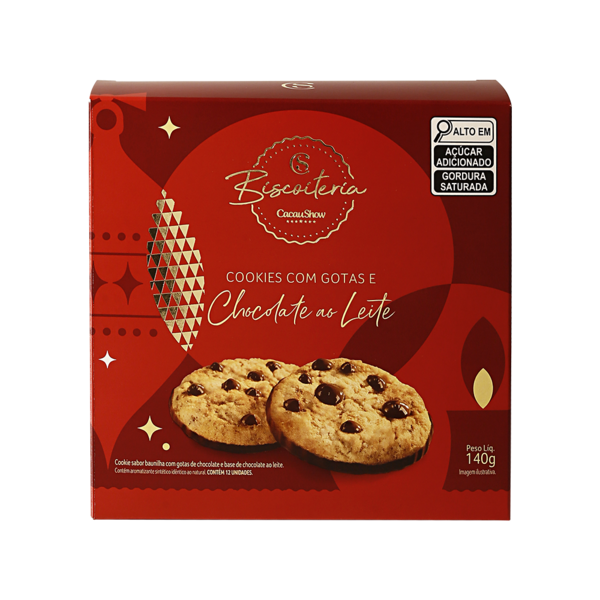 Cookies de Natal com Gotas ao Leite 140g