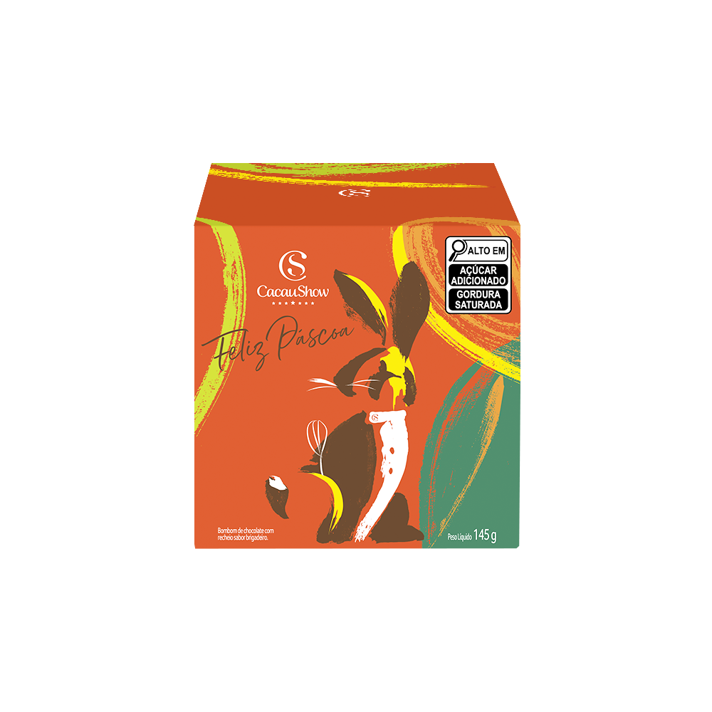 Caixa de Bombons Cubo Cacau Magia Brigadeiro 145g, , large. image number 0