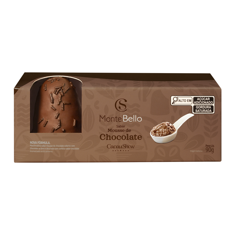 Marshmallow MonteBello Mousse de Chocolate 90g, , large. image number 0