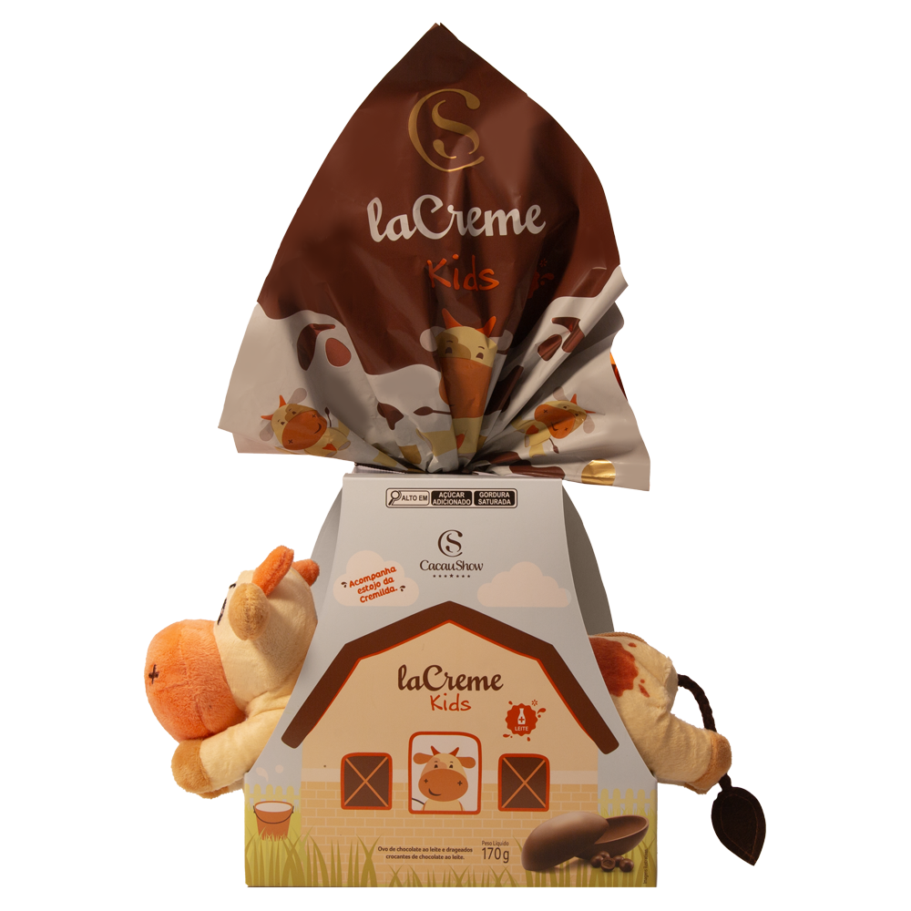 Ovo de Páscoa laCreme Kids ao Leite com Estojo 170g, , large. image number 0