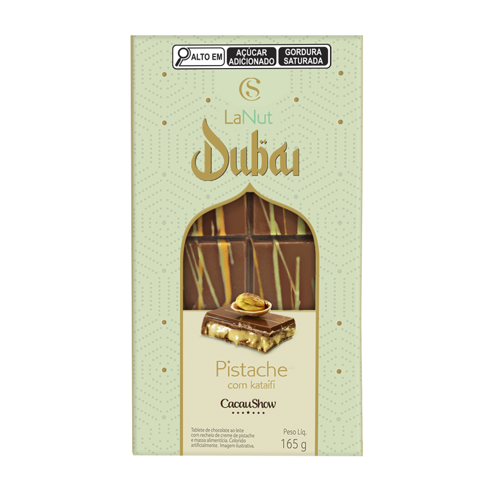 Tablete LaNut Pistache Dubai 165g, , large. image number 0