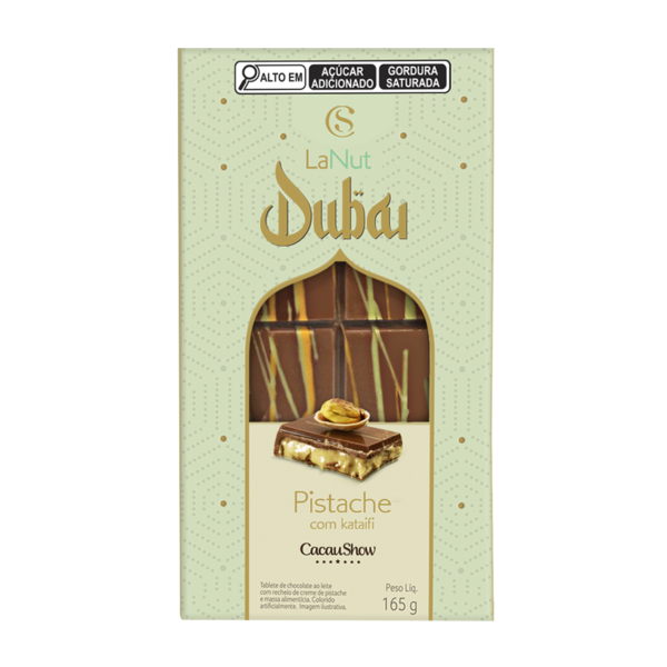 Tablete LaNut Pistache Dubai 165g