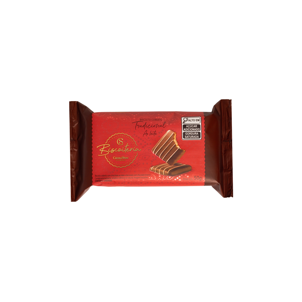 Biscoito Tradicional ao Leite 50g, , large. image number 0